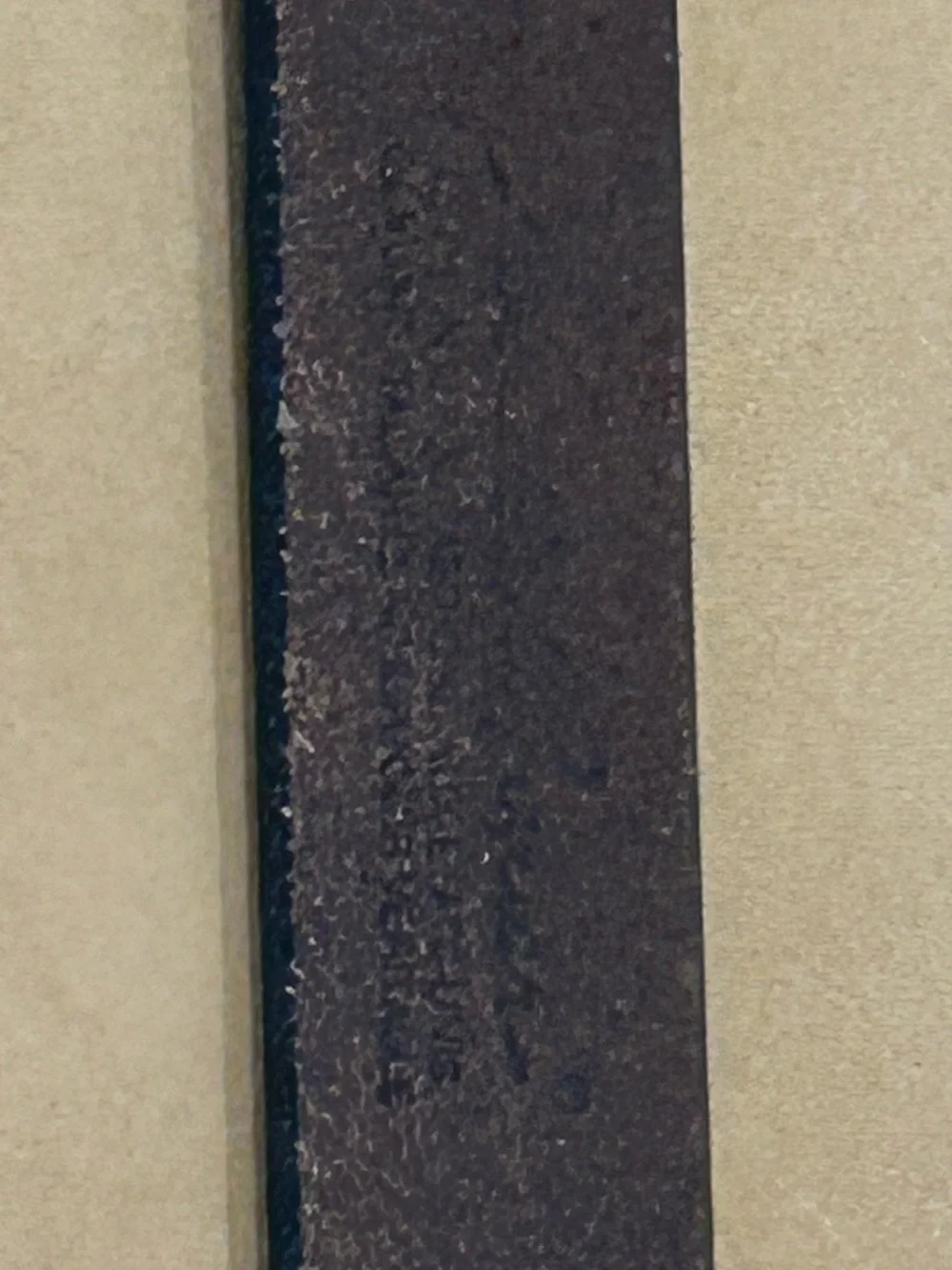 Eddie Bauer Dark Brown Leather Belt with Brass-Tone Buckle Women’s size medium